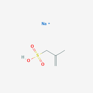 molecular formula C4H8NaO3S+ B075452 Sodium 2-methylprop-2-ene-1-sulfonate CAS No. 1561-92-8