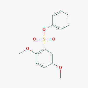 molecular formula C14H14O5S B7545671 Phenyl 2,5-dimethoxybenzenesulfonate 