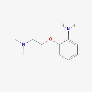 molecular formula C10H16N2O B075457 2-[2-(Dimethylamino)ethoxy]aniline CAS No. 1202-00-2