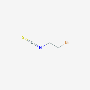 molecular formula C3H4BrNS B075459 2-溴乙基异硫氰酸酯 CAS No. 1483-41-6