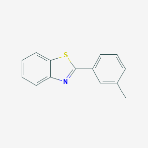 molecular formula C14H11NS B075461 2-(3-甲基苯基)-1,3-苯并噻唑 CAS No. 1211-32-1