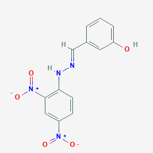 molecular formula C13H10N4O5 B075462 3-羟基苯甲醛 2,4-二硝基苯腙 CAS No. 1160-77-6