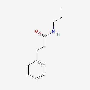 molecular formula C12H15NO B7546594 3-phenyl-N-prop-2-enylpropanamide 
