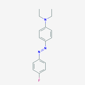 molecular formula C16H18FN3 B075467 N,N-Diethyl-p-[(p-fluorophenyl)azo]aniline CAS No. 1581-17-5