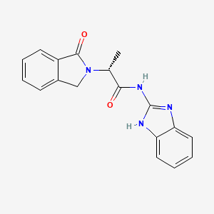 molecular formula C18H16N4O2 B7546855 LTbetaR-IN-1 