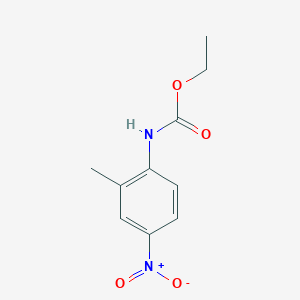 molecular formula C10H12N2O4 B7547038 Ethyl 2-methyl-4-nitrophenylcarbamate 