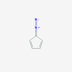 molecular formula C5H4N2 B075477 5-Diazo-1,3-cyclopentadiene CAS No. 1192-27-4
