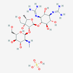 molecular formula C42H88N14O36S3 B075488 Streptomycin, dihydro-, sulfate CAS No. 1425-61-2