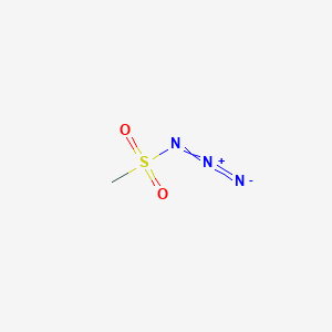 molecular formula CH3N3O2S B075489 Methanesulfonyl azide CAS No. 1516-70-7