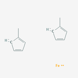 molecular formula C12H14Fe 10* B075490 Iron(2+);1-methylcyclopenta-1,3-diene CAS No. 1291-47-0