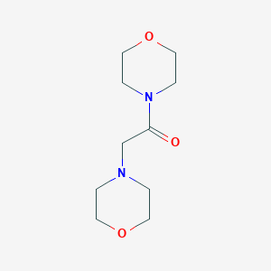 molecular formula C10H18N2O3 B075491 1,2-Di(morpholin-4-yl)ethanone CAS No. 1440-62-6