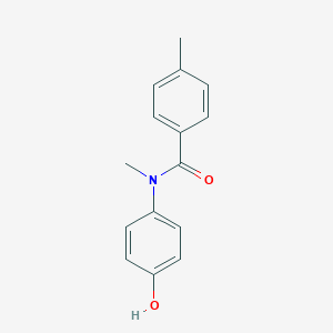 N-(4-hydroxyphenyl)-N,4-dimethylbenzamide