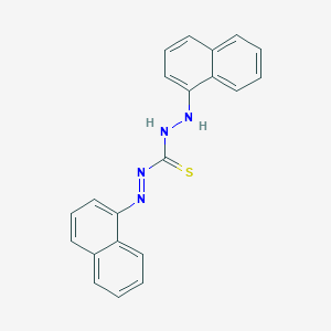 molecular formula C21H16N4S B075501 1-(Naphthalen-1-ylamino)-3-naphthalen-1-yliminothiourea CAS No. 1170-16-7