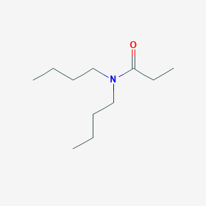 molecular formula C11H23NO B075518 Propanamide, N,N-dibutyl- CAS No. 1187-33-3