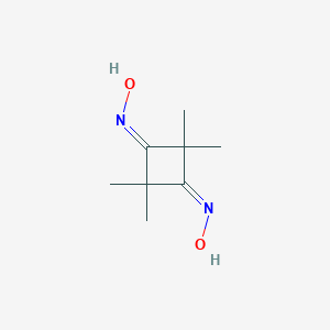 molecular formula C8H14N2O2 B075519 2,2,4,4-Tetramethylcyclobutane-1,3-dione dioxime CAS No. 1127-29-3