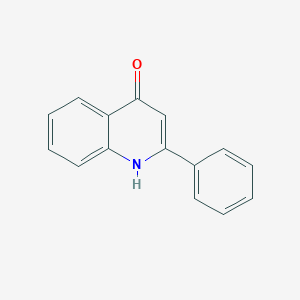 molecular formula C15H11NO B075522 2-Phenylquinolin-4-ol CAS No. 1144-20-3