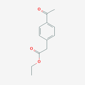 molecular formula C12H14O3 B075524 Ethyl 4-acetylphenylacetate CAS No. 1528-42-3
