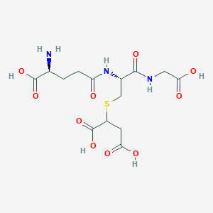 molecular formula C14H21N3O10S B075526 S-(1,2-二羧乙基)谷胱甘肽 CAS No. 1115-52-2