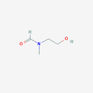 molecular formula C4H9NO2 B075533 N-(2-Hydroxyethyl)-N-methylformamide CAS No. 1590-50-7