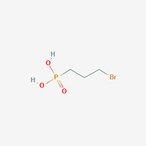 molecular formula C3H8BrO3P B075546 (3-溴丙基)膦酸 CAS No. 1190-09-6