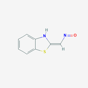 molecular formula C8H6N2OS B075568 (2E)-2-(nitrosomethylidene)-3H-1,3-benzothiazole CAS No. 1199-34-4