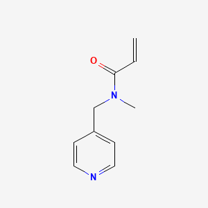 molecular formula C10H12N2O B7556900 N-Methyl-N-(pyridin-4-ylmethyl)acrylamide 