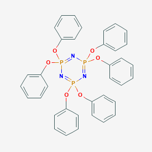 molecular formula C36H30N3O6P3 B075580 六苯氧基环三磷氮 CAS No. 1184-10-7