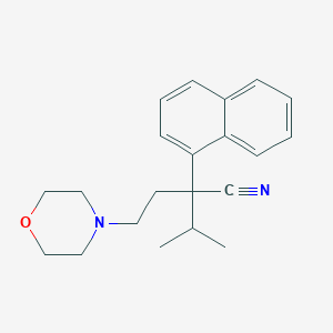 alpha-Isopropyl-alpha-(2-morpholinoethyl)-1-naphthaleneacetonitrile