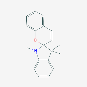 B075583 Spiro[2H-1-benzopyran-2,2'-[2H]indole], 1',3'-dihydro-1',3',3'-trimethyl- CAS No. 1485-92-3