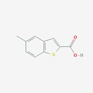 molecular formula C10H8O2S B075585 5-Methyl-1-benzothiophene-2-carboxylic acid CAS No. 1505-62-0