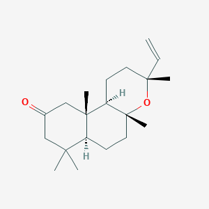 molecular formula C20H32O2 B075592 2-Oxomanoyl oxide CAS No. 1231-34-1