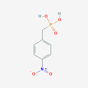 molecular formula C7H8NO5P B075597 (4-Nitro-benzyl)-phosphonic acid CAS No. 1205-62-5