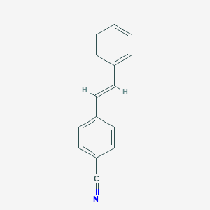 molecular formula C15H11N B075606 4-Cyanostilbene CAS No. 1552-58-5