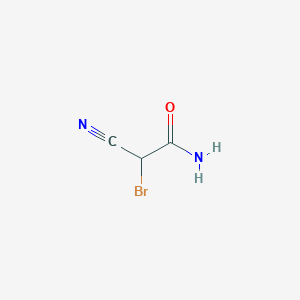 molecular formula C3H3BrN2O B075607 2-Bromo-2-cyanoacetamide CAS No. 1113-55-9