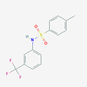 4-methyl-N-[3-(trifluoromethyl)phenyl]benzenesulfonamide