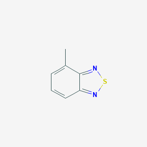 molecular formula C7H6N2S B075618 4-Methyl-2,1,3-benzothiadiazole CAS No. 1457-92-7