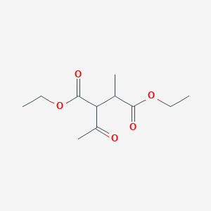 molecular formula C11H18O5 B075624 Diethyl 2-acetyl-3-methylbutanedioate CAS No. 1113-77-5