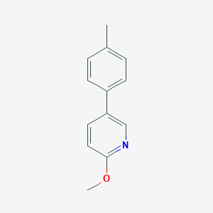 molecular formula C13H13NO B7562886 2-Methoxy-5-(4-methylphenyl)pyridine 