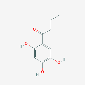 molecular formula C10H12O4 B075640 2,4,5-Trihydroxybutyrophenone CAS No. 1421-63-2