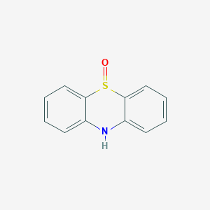 molecular formula C12H9NOS B075642 10H-phenothiazine 5-oxide CAS No. 1207-71-2