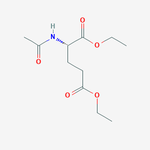 molecular formula C11H19NO5 B075644 (S)-Diethyl 2-acetamidopentanedioate CAS No. 1446-19-1