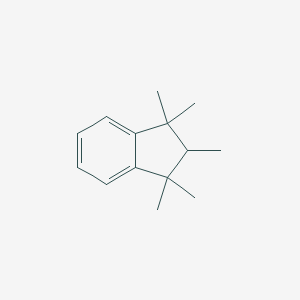 molecular formula C14H20 B075650 1,1,2,3,3-Pentamethylindan CAS No. 1203-17-4