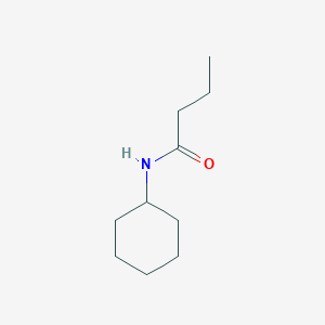 molecular formula C10H19NO B075651 N-Cyclohexylbutanamide CAS No. 1199-87-7