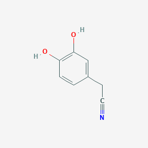 molecular formula C8H7NO2 B075652 2-(3,4-Dihydroxyphenyl)acetonitrile CAS No. 1126-62-1