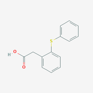 molecular formula C14H12O2S B075655 2-[2-(Phenylthio)Phenyl]Acetic Acid CAS No. 1527-17-9