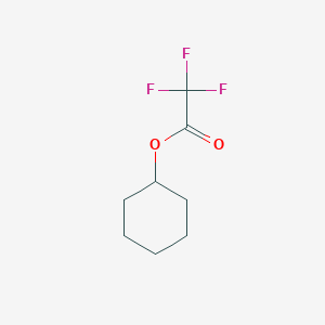 molecular formula C8H11F3O2 B075656 Cyclohexyl trifluoroacetate CAS No. 1549-45-7