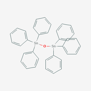 molecular formula C36H30OSn2 B075657 Distannoxane, hexaphenyl- CAS No. 1262-21-1