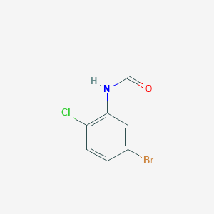 molecular formula C8H7BrClNO B7568426 N-(5-bromo-2-chlorophenyl)acetamide 