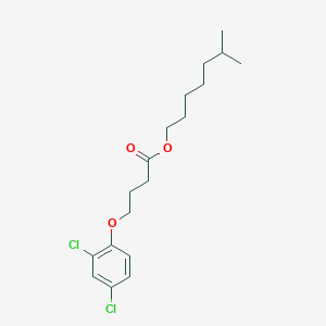 molecular formula C18H26Cl2O3 B075687 Butanoic acid, 4-(2,4-dichlorophenoxy)-, isooctyl ester CAS No. 1320-15-6