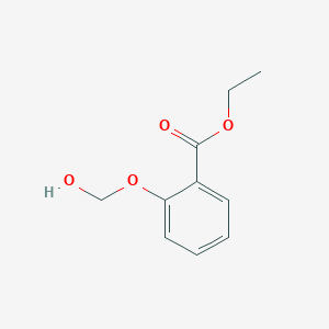 molecular formula C10H12O4 B075697 Ethyl hydroxymethoxybenzoate CAS No. 1321-75-1